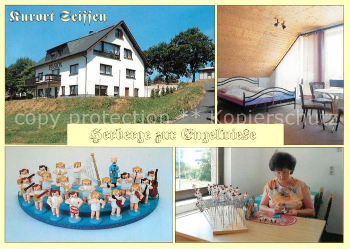 Seiffen Erzgebirge Pension Kunstgewerbe Herberge zur Engelwiese
