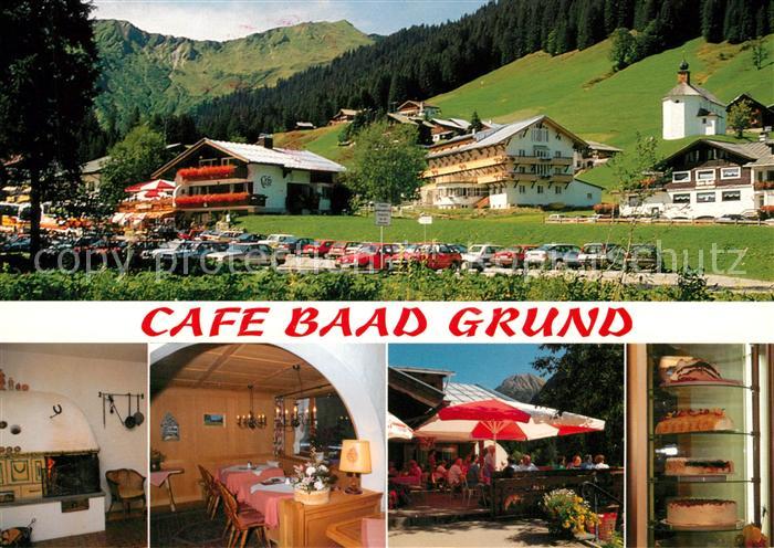 Baad Mittelberg Kleinwalsertal Cafe Baad Grund Konditorei