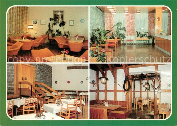 Oberhof Thueringen Ferienheim Richard Eiling Kulturraum Empfang Speiseraum Bauer