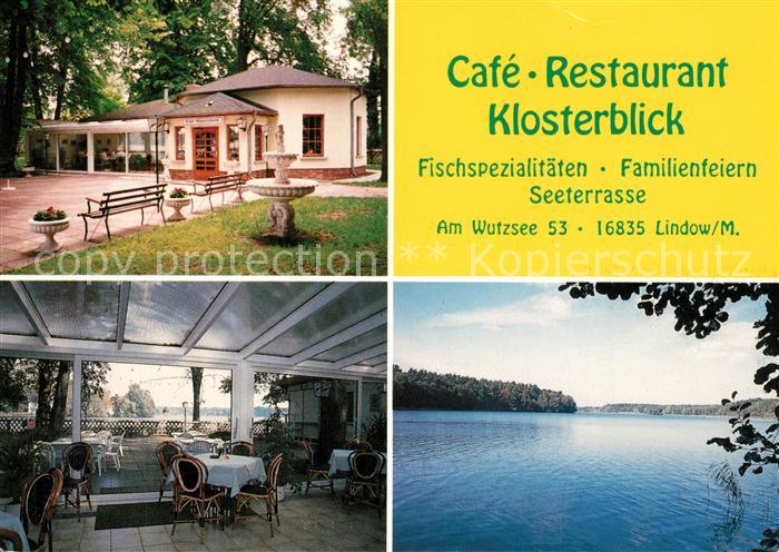 Lindow Mark Cafe Restaurant Klosterblick Seeterrasse