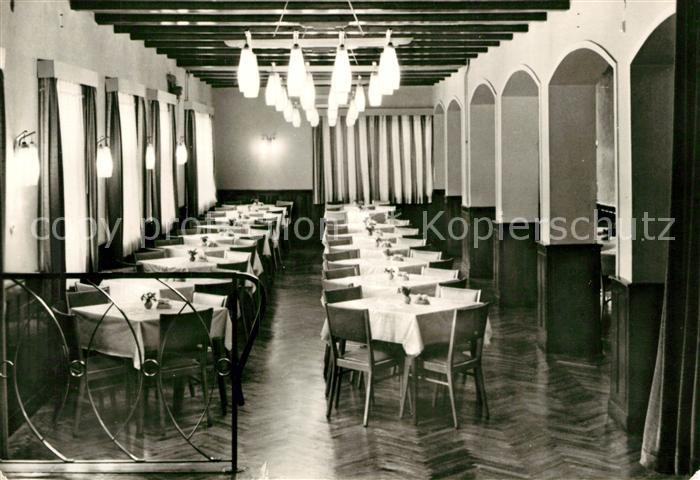 Holzhau Rechenberg-Bienenmuehle FDGB Erholungsheim Fortschritt Speisesaal