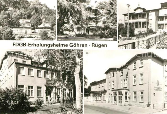 Goehren Ruegen FDGB Erholungsheime Urlauberdorf
