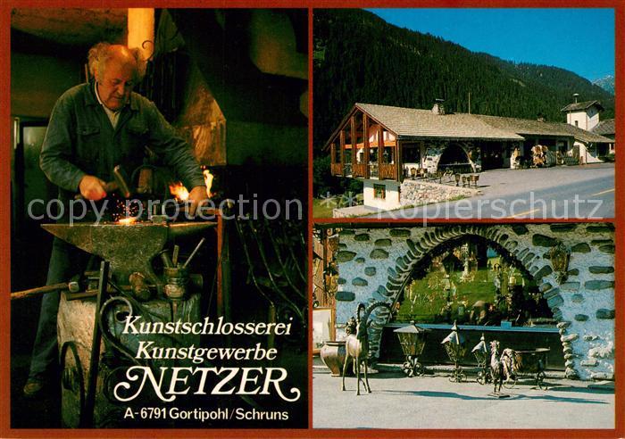 Gortipohl St Gallenkirch Vorarlberg Kunstschlosserei Kunstgewerbe Netzer Handwer