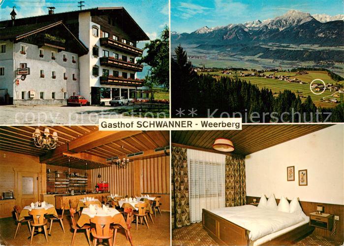 Weerberg Gasthof Pension Schwanner Fremdenzimmer Landschaftspanorama Alpen