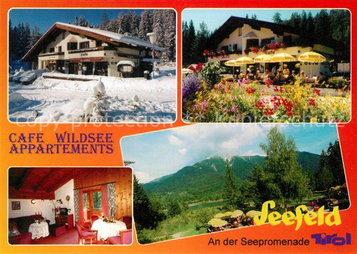 Seefeld Tirol Cafe Haus Wildsee Appartements Landschaftspanorama Alpen