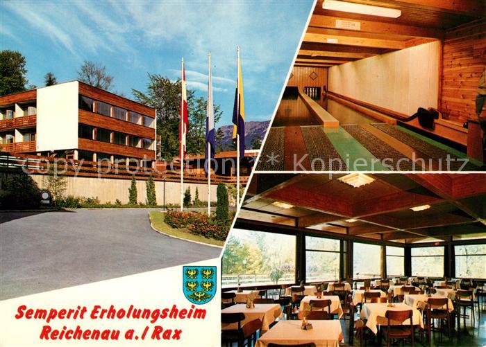 Reichenau Rax Semperit Erholungsheim Restaurant Kegelbahn