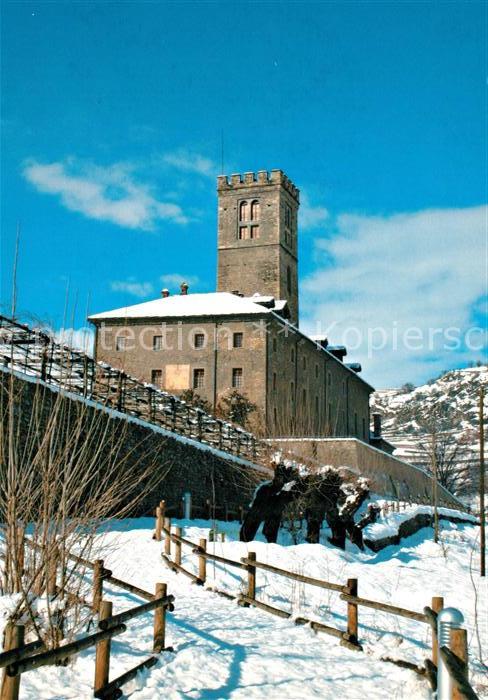 Sarre Italien Castello Reale Schloss im Winter