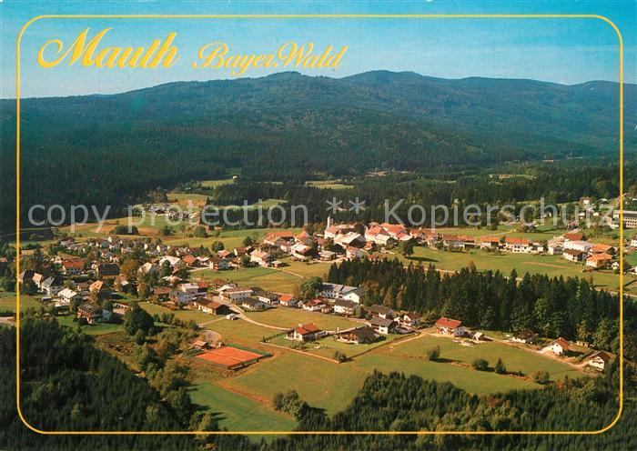Mauth Niederbayern Erholungsort Bayerischer Wald Fliegeraufnahme
