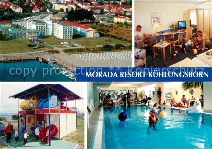 Kuehlungsborn Ostseebad Morada Resort Hallenbad Kinderspielplatz Fliegeraufnahme