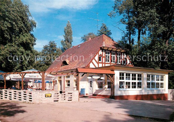 Bad Saarow Restaurant Pechhuette Terrasse