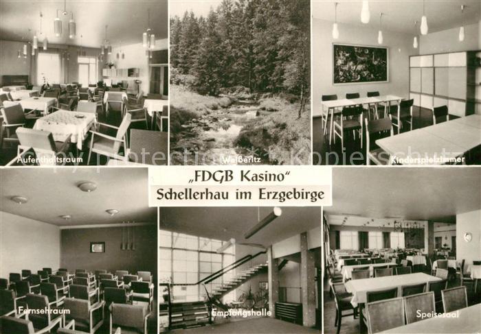Schellerhau FDGB Kasino Innenansichten Weisseritz