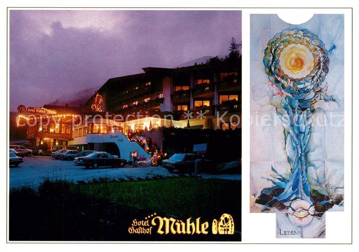 Obergurgl Soelden Tirol Hotel Gasthof Muehle Nachtaufnahme