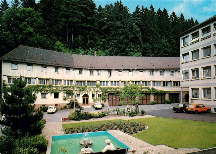 Bad Peterstal-Griesbach Muetterkurheim St Anna Mineralbad Moorbad