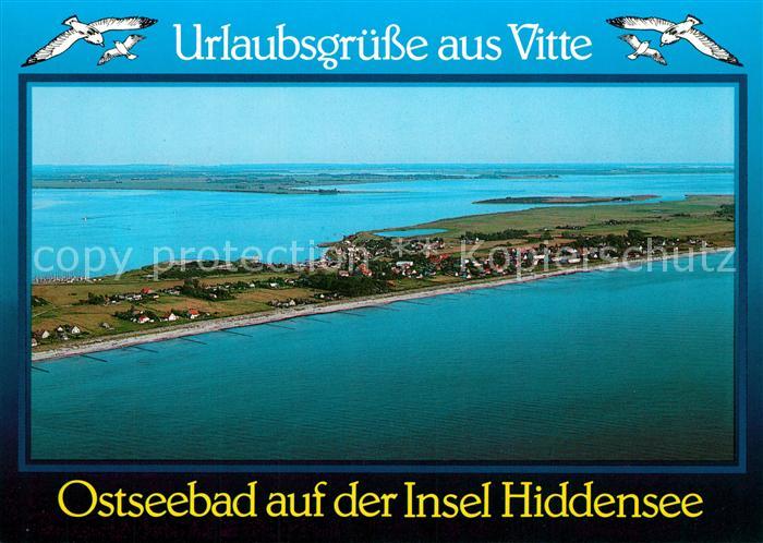 Vitte Hiddensee Ostseebad Ostseeinsel Fliegeraufnahme