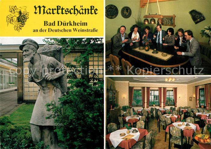 Bad Duerkheim Marktschaenke Weinstube Restaurant Skulptur Denkmal Statue