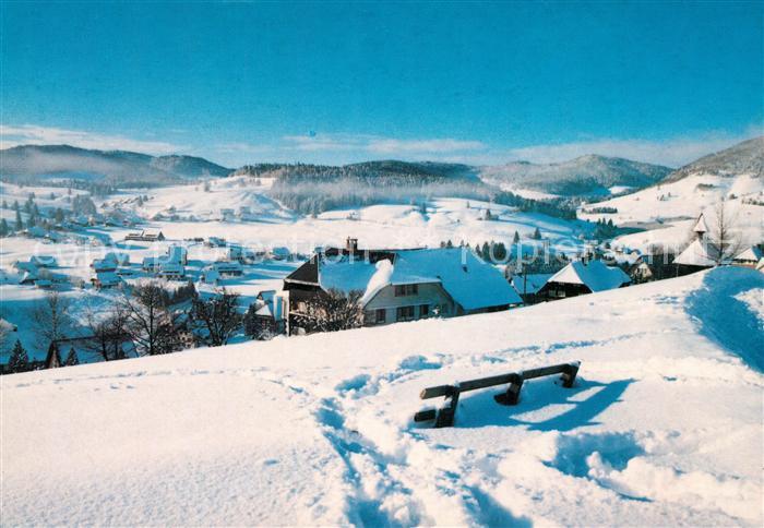 Bernau Schwarzwald Pension Kaiserberg Winterpanorama
