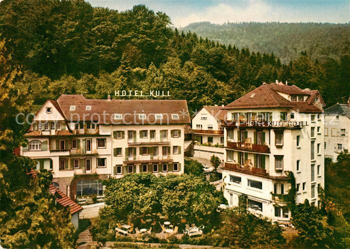 Bad Herrenalb Hotel Kull mit Jaegerstube Schwarzwald
