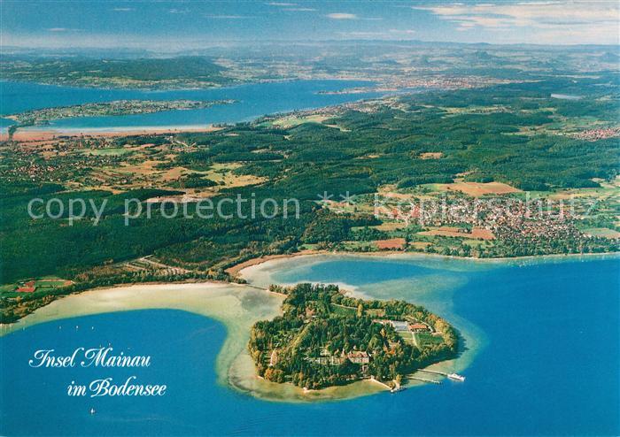 Insel Mainau Fliegeraufnahme