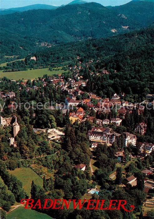 Badenweiler Thermalbad im Schwarzwald Fliegeraufnahme