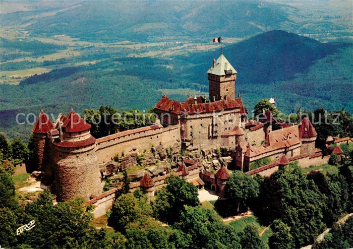 Haut-Koenigsbourg Hohkoenigsburg Chateau vue aérienne