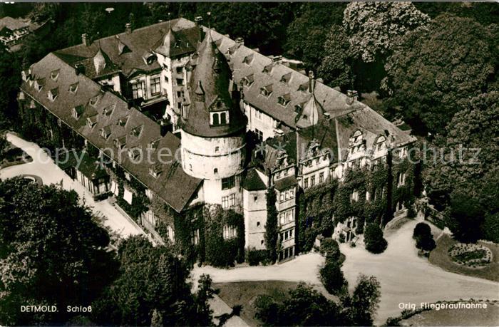 Detmold Schloss Fliegeraufnahme