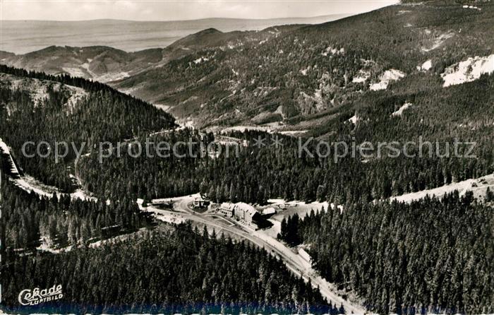 Schwarzwaldhochstrasse Hotel und Kurhaus Ruhestein Fliegeraufn