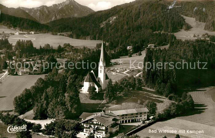 Bad Wiessee mit Kampen Fliegeraufnahme
