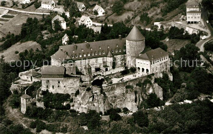 Waldeck Edersee Schloss Waldeck Fliegeraufnahme