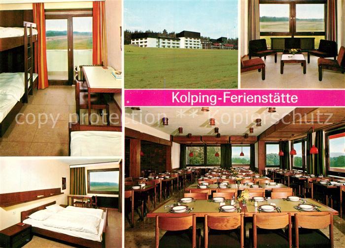 Kemnath Stadt Kolping Familienferienstaette Speisesaal Zimmer