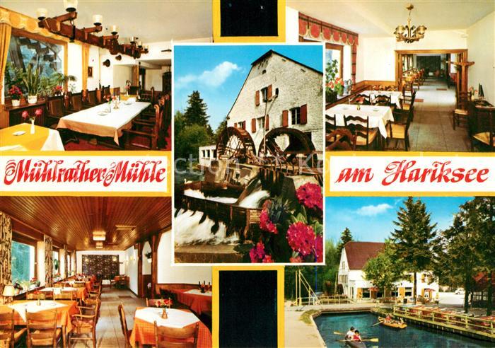 Amern Muehlrather Muehle am Harksee Gastraeume Gondelteich