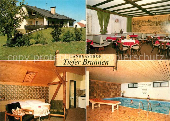 Betzenstein Landgasthof Tiefer Brunen Gastraum Zimmer Hallenbad