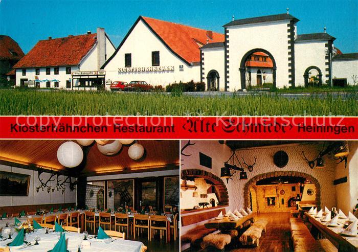 Heiningen Wolfenbuettel Klosterhaehnchen Restaurant Alte Schmiede Speisesaal Jag