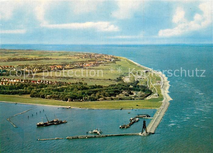 Cuxhaven Doese Nordseebad An der Kugelbake Fliegeraufnahme