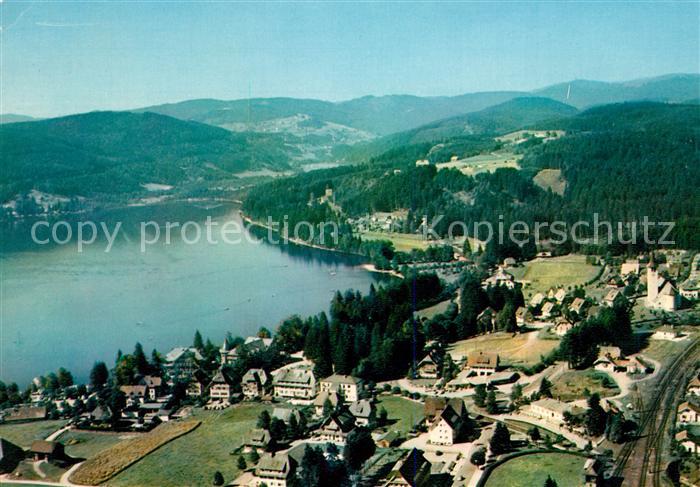 Titisee Fliegeraufnahme mit Feldberg