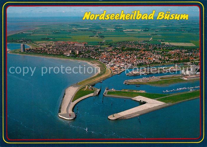 Buesum Nordseebad Fliegeraufnahme