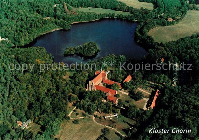 Schorfheide Biosphaerenreservat mit Kloster Chorin und Amtssee Fliegeraufnahme