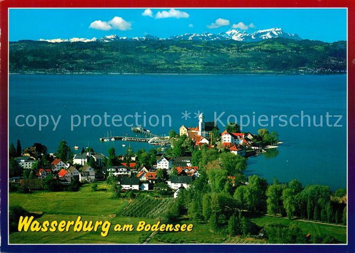 Wasserburg Bodensee Fliegeraufnahme