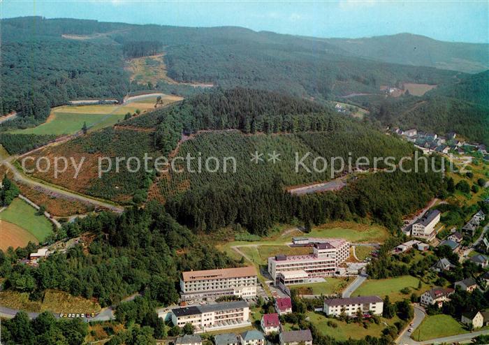 Bad Laasphe Kneipp Sanatorium Dr de La Camp Fliegeraufnahme
