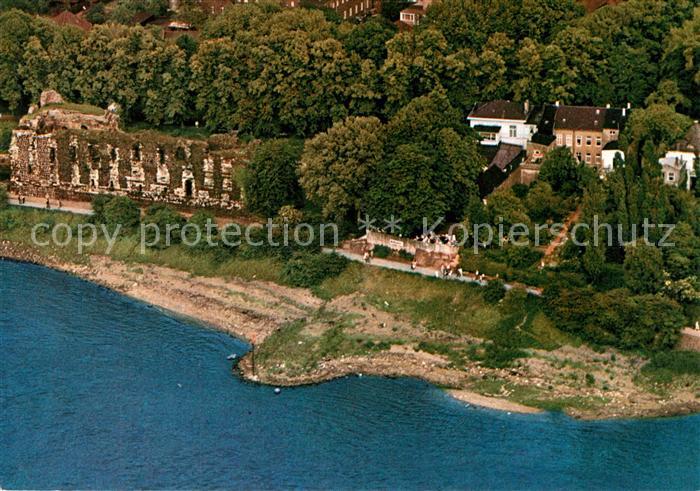 Kaiserswerth Kaiserpfalz Fliegeraufnahme