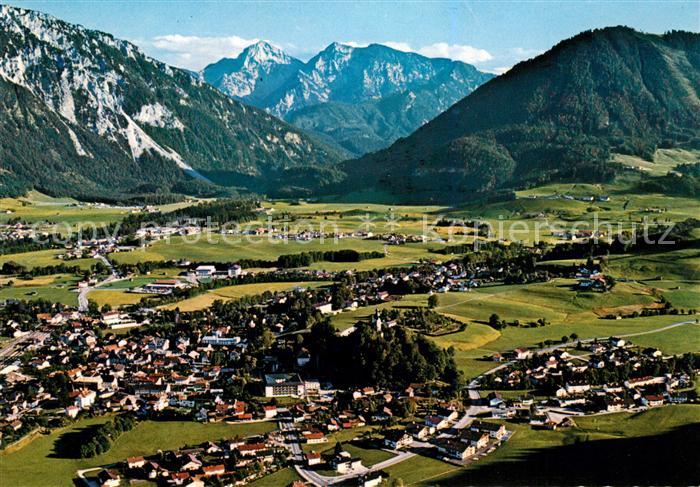 Ruhpolding Fliegeraufnahme mit Sonntagshorn Reifelberge und Unternberg