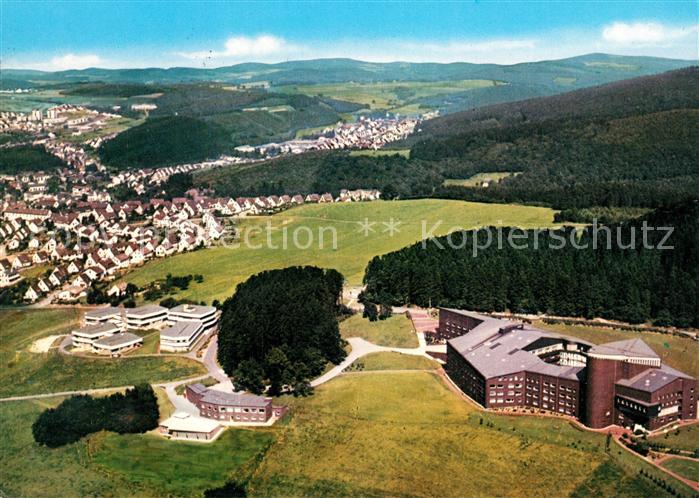 Olpe Biggesee Mutterhaus der Franziskanerinnen Fliegeraufnahme