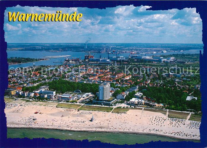 Warnemuende Ostseebad Fliegeraufnahme