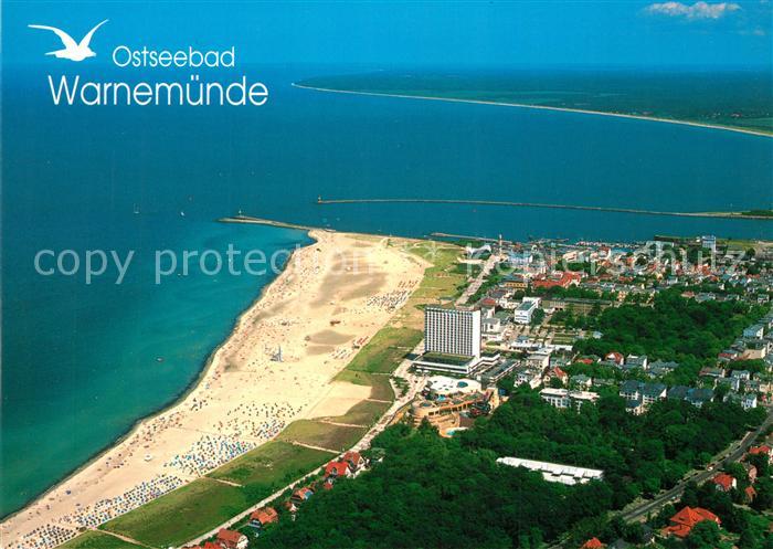 Warnemuende Ostseebad Fliegeraufnahme