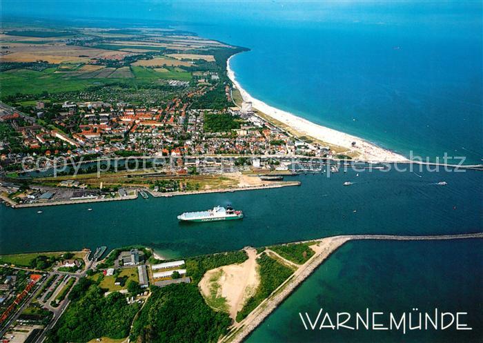 Warnemuende Ostseebad Fliegeraufnahme