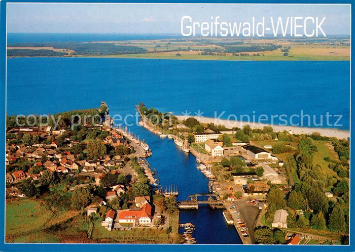 Wieck Greifswald Fliegeraufnahme