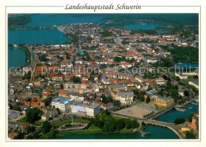 Schwerin Mecklenburg Fliegeraufnahme
