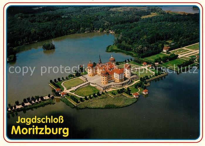 Dresden Jagdschloss Moritzburg Fliegeraufnahme