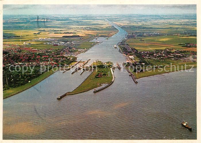 Brunsbuettelkoog Fliegeraufnahme