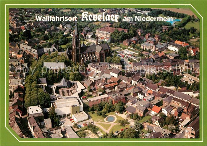 Kevelaer Fliegeraufnahme mit Wallfahrtskirche