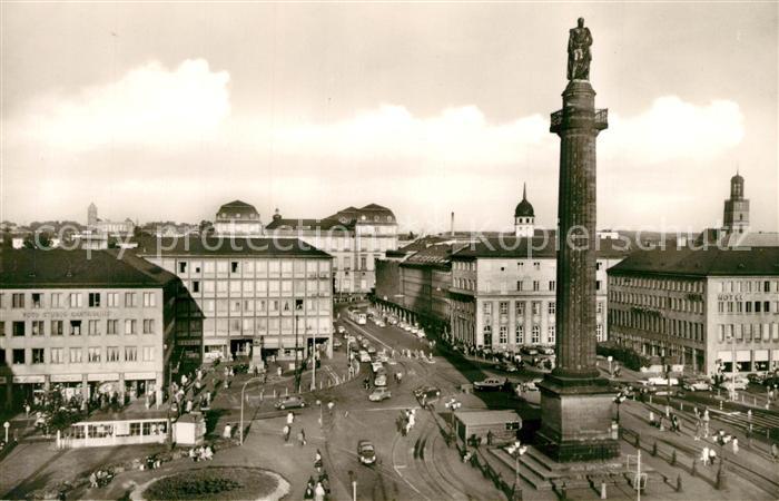 Darmstadt Luisenplatz Ludwigsmonument Tor zu Odenwald und Bergstrasse